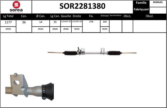 STARTCAR SOR2281380 - Кормилна кутия vvparts.bg