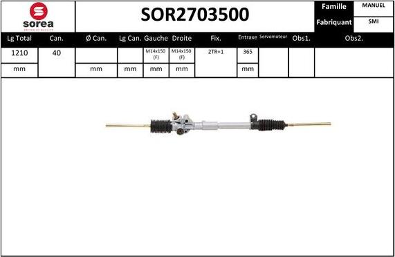 STARTCAR SOR2703500 - Кормилна кутия vvparts.bg