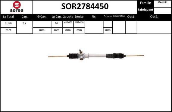 STARTCAR SOR2784450 - Кормилна кутия vvparts.bg