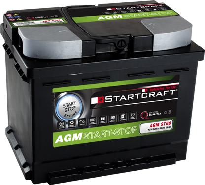 STARTCRAFT AGM ST60 - Стартов акумулатор vvparts.bg