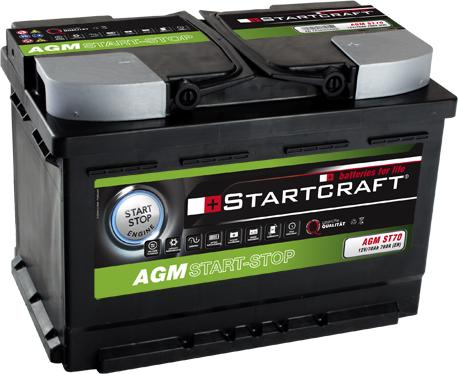 STARTCRAFT AGM ST70 - Стартов акумулатор vvparts.bg