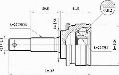 Statim C.504 - Каре комплект, полуоска vvparts.bg