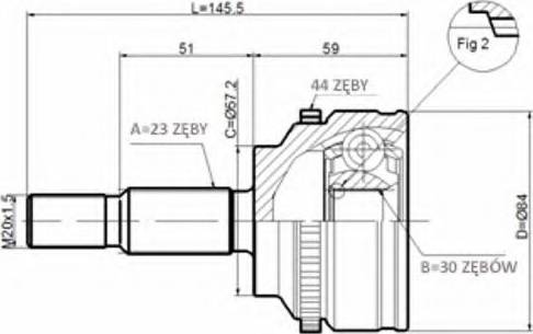 Statim C.350 - Каре комплект, полуоска vvparts.bg