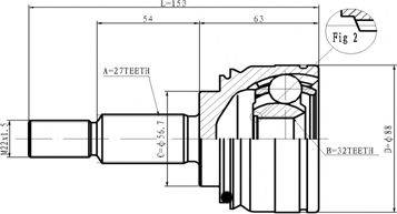 Statim C.353 - Каре комплект, полуоска vvparts.bg