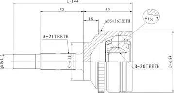 Statim C.360 - Каре комплект, полуоска vvparts.bg