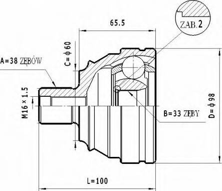 Statim C.311 - Каре комплект, полуоска vvparts.bg