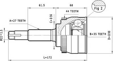 Statim C.320 - Каре комплект, полуоска vvparts.bg