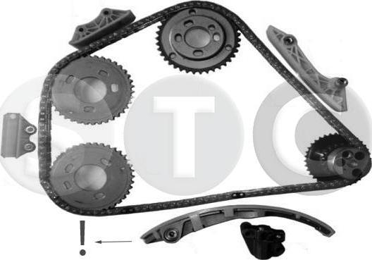 STC T458338 - Комплект ангренажна верига vvparts.bg