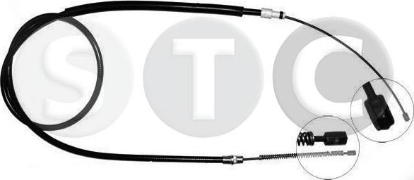 STC T480245 - Жило, ръчна спирачка vvparts.bg
