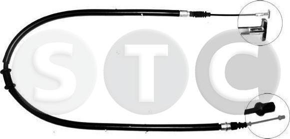 STC T481367 - Жило, ръчна спирачка vvparts.bg