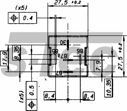 S-TEC WES20401103A - Реле, работен ток vvparts.bg