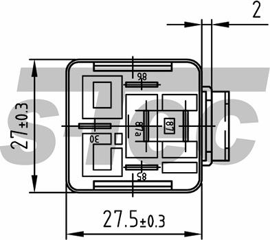 S-TEC WES20401100A - Реле, работен ток vvparts.bg