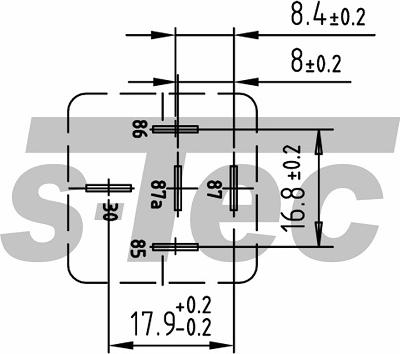 S-TEC WES20401100A - Реле, работен ток vvparts.bg