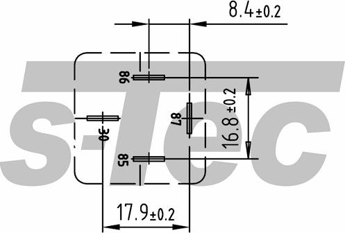 S-TEC WES20200100A - Реле, работен ток vvparts.bg