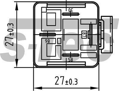 S-TEC WES20210100A - Реле, работен ток vvparts.bg