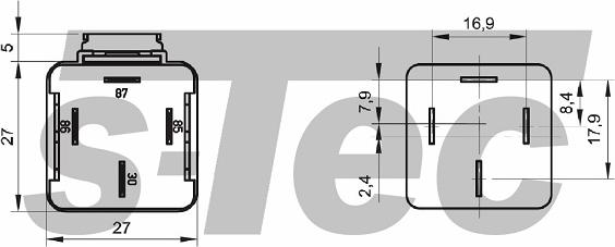 S-TEC WES22200106A - Реле, работен ток vvparts.bg