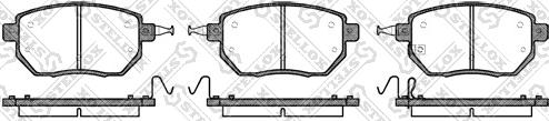 Stellox 996 002-SX - Комплект спирачно феродо, дискови спирачки vvparts.bg