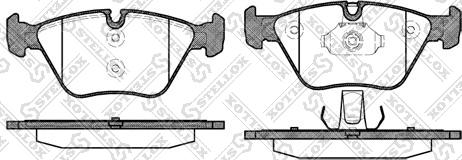 AD 1073.00 - Комплект спирачно феродо, дискови спирачки vvparts.bg