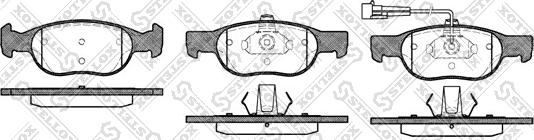 Stellox 599 011B-SX - Комплект спирачно феродо, дискови спирачки vvparts.bg