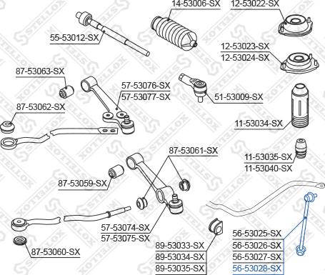 Stellox 56-53028-SX - Биалета vvparts.bg