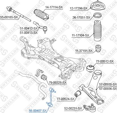 Stellox 56-00407-SX - Биалета vvparts.bg