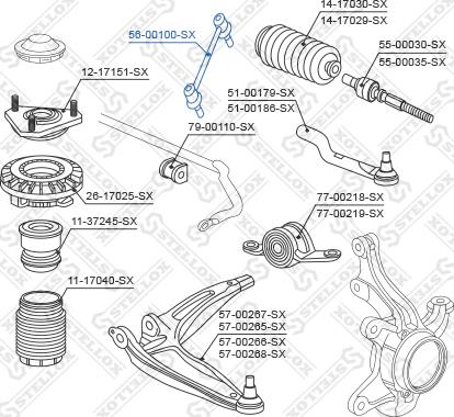 Stellox 56-00100-SX - Биалета vvparts.bg