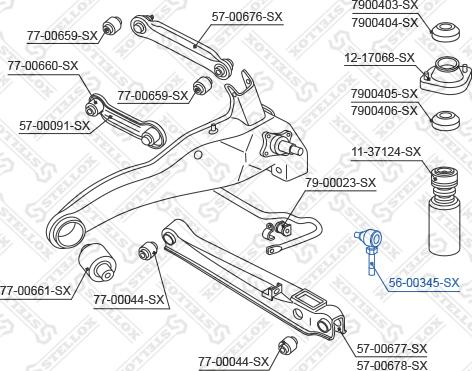 Stellox 56-00345-SX - Биалета vvparts.bg