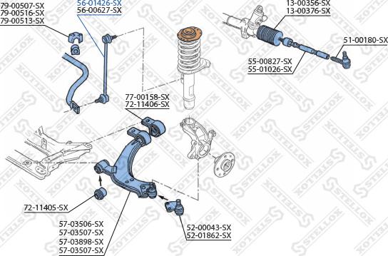 Stellox 56-01426-SX - Биалета vvparts.bg