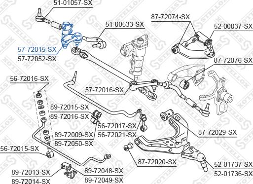 Stellox 57-72015-SX - Паразитен хебел vvparts.bg