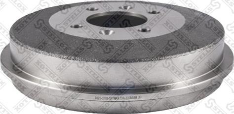 Stellox 6025-3708-SX - Спирачен барабан vvparts.bg