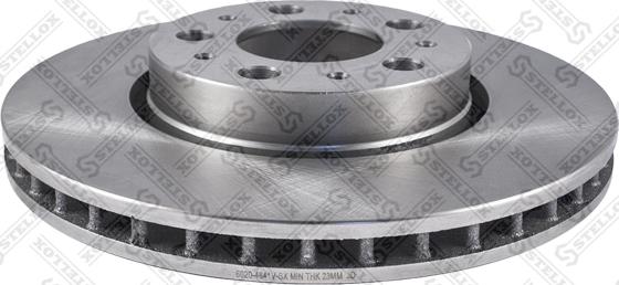 Stellox 6020-4841V-SX - Спирачен диск vvparts.bg