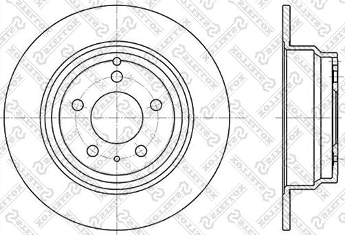 Stellox 6020-4833-SX - Спирачен диск vvparts.bg