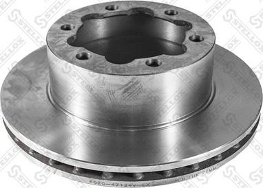 Stellox 6020-47124V-SX - Спирачен диск vvparts.bg