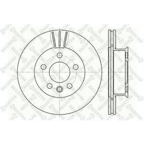 Stellox 6020-4733VK-SX - Спирачен диск vvparts.bg