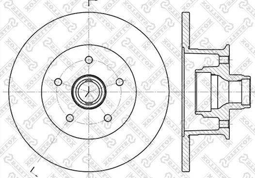 Stellox 6020-4720-SX - Спирачен диск vvparts.bg