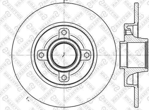 RHIAG 10547276 - Спирачен диск vvparts.bg