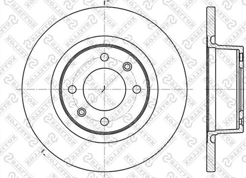 Stellox 6020-1930-SX - Спирачен диск vvparts.bg