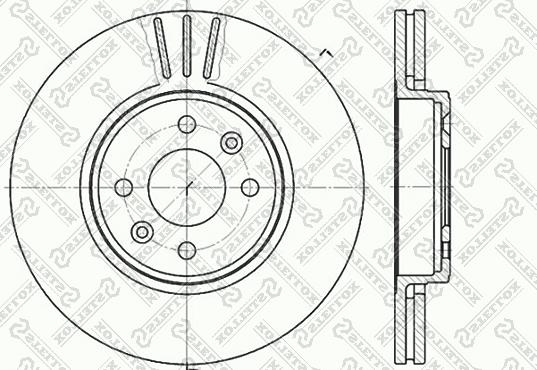 ATE 24.0124-0158.1 - Спирачен диск vvparts.bg