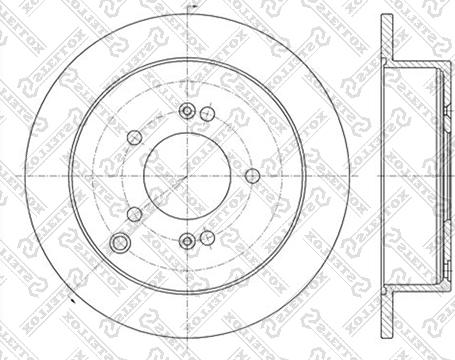 Stellox 6020-3414-SX - Спирачен диск vvparts.bg