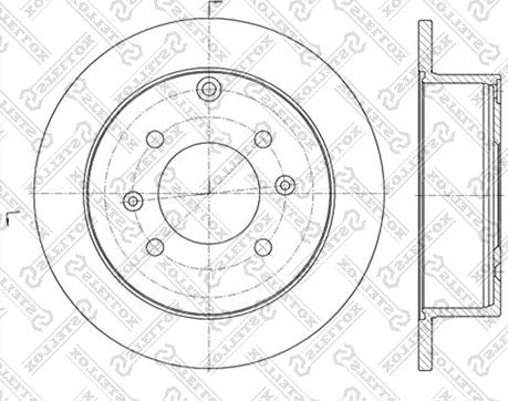 Stellox 6020-3412-SX - Спирачен диск vvparts.bg