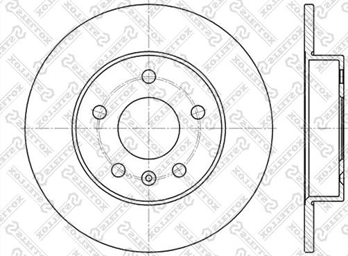 Stellox 6020-3631-SX - Спирачен диск vvparts.bg