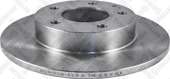 Stellox 6020-3228-SX - Спирачен диск vvparts.bg