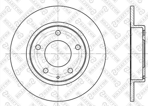 Stellox 6020-3228-SX - Спирачен диск vvparts.bg