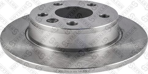 Stellox 6020-2546-SX - Спирачен диск vvparts.bg