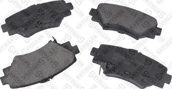 Stellox 000 657B-SX - Комплект спирачно феродо, дискови спирачки vvparts.bg