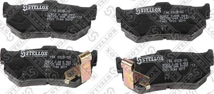 Stellox 194 002B-SX - Комплект спирачно феродо, дискови спирачки vvparts.bg