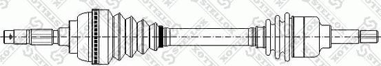 Stellox 158 1006-SX - Полуоска vvparts.bg