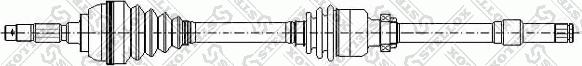 Stellox 158 1022-SX - Полуоска vvparts.bg