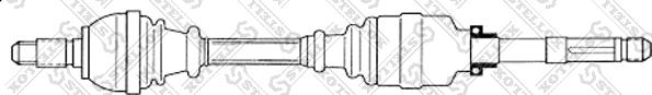 Stellox 158 1775-SX - Полуоска vvparts.bg