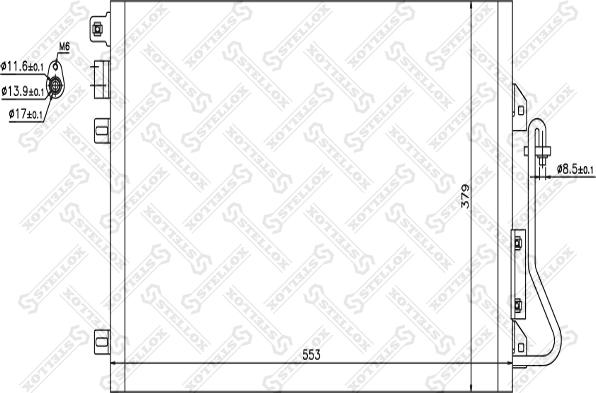 Stellox 10-45044-SX - Кондензатор, климатизация vvparts.bg